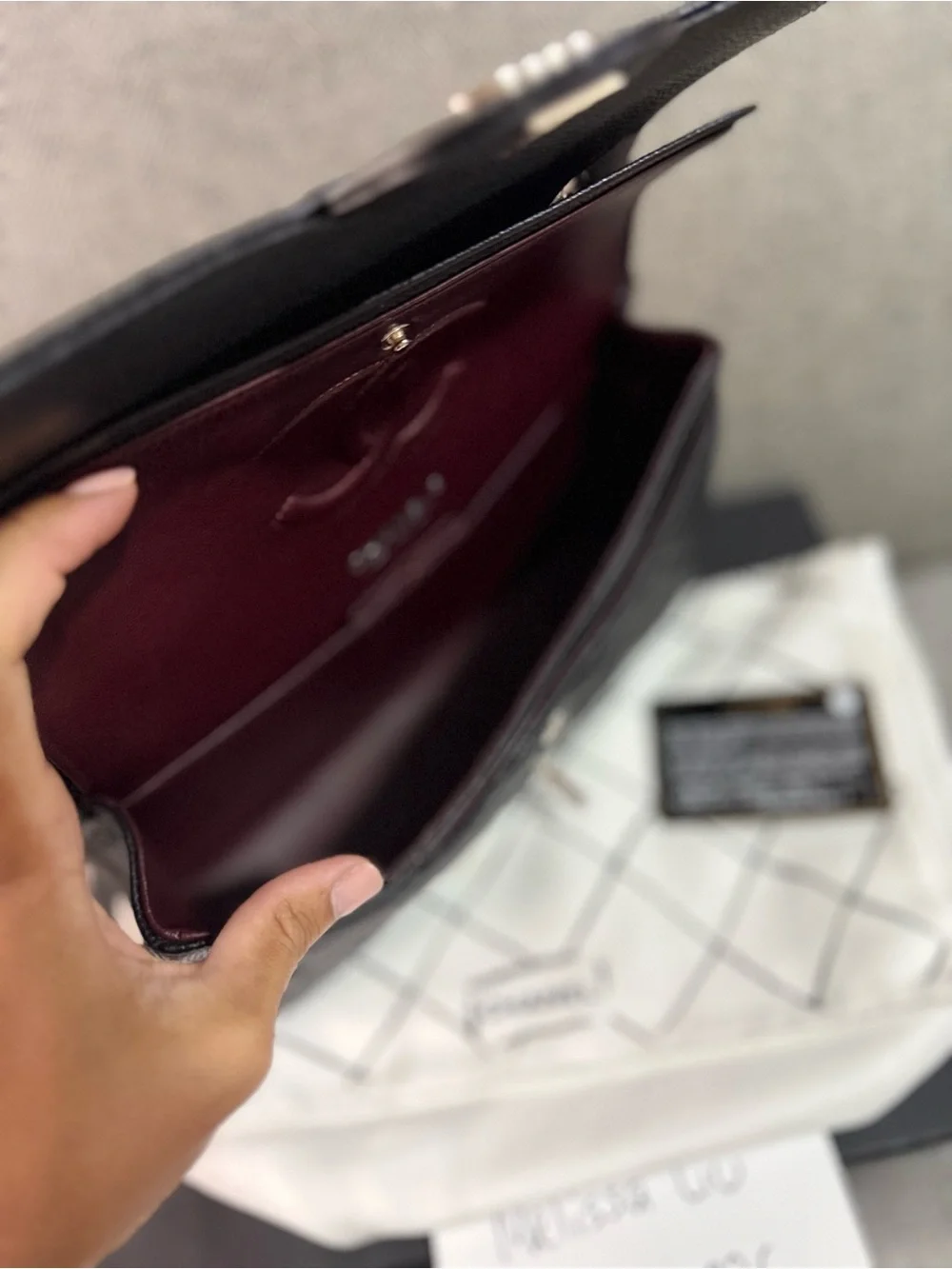 CHANEL Black Medium Double Flap with SHW